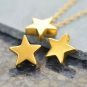 Gold Bead - Small Star with 24K Gold Plate 9x9mm