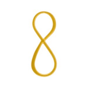 24K Gold Plated Infinity Charm Link 8x19mm