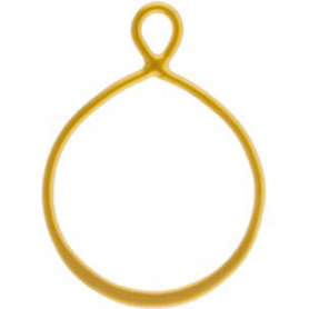 24K Gold Plated Teardrop Infinity Link 20x28mm DISCONTINUED