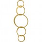 24K Gold Plate Five Circles of Life Link 18x55mm