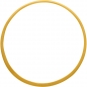 24K Gold Plated Half Hammered Circle Jewelry Link 43mm