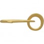 Gold Clasp - Flat Hook and Eye in 24K Gold Plate 16x6mm