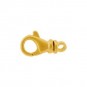 Gold Clasp - Medium Lobster Swivel in 24K Gold Plate