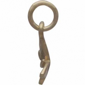 Gold Charm -Tiny Butterfly with 14K Shiny Gold Plate 12x10mm