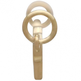 14K Gold Plated Mama and Three Baby Elephant