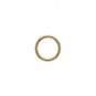 Gold Jump Rings - 7mm Closed in 14K Shiny Gold Plate