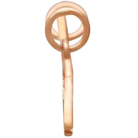 RoseGold Plated Mama and 1 Baby Bear Pendant Festoon 14x28mm