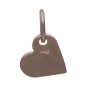  Product Details Rose Gold Charm - Small Heart with 18K Rose Gold Plate 10x7