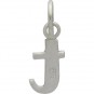 Sterling Silver Lowercase Typewriter Letter Charm T 17x6mm