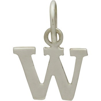 Sterling Silver Lowercase Typewriter Letter Charm W 15x11mm