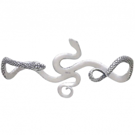 Sterling Silver Textured Snake Bracelet