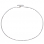 Sterling Silver Circle and Dot Hook and Eye Bracelet 55x62mm