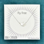 Sterling Silver Swallow Necklace 18 Inch