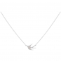 Sterling Silver Swallow Necklace 18 Inch