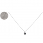 Sterling Silver Star and Moon Necklace 18 Inch