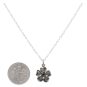 Sterling Silver Cherry Blossom Necklace with Dime