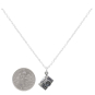 Sterling Silver 18 Inch Camera Necklace with Dime