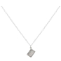 Sterling Silver 18 Inch Realistic Book Necklace