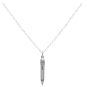 Sterling Silver 18 Inch No 2 Pencil Necklace