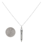 Sterling Silver 18 Inch No 2 Pencil Necklace with Dime