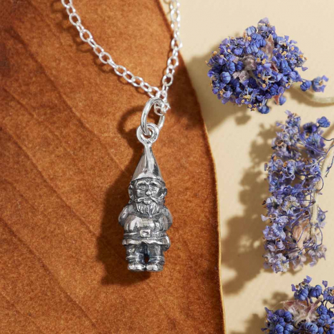 Sterling Silver Gnome Necklace