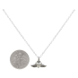 Sterling Silver 18 Inch Mini Flying Heart Necklace with Dime