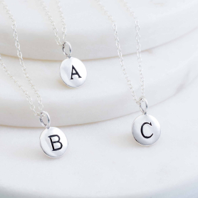 Sterling Silver Letter Charm Necklace Express Order Form