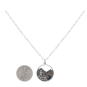 Sterling Silver 18 Inch Hiking Girl Necklace with Dime