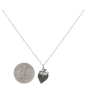 Sterling Silver 18 Inch Strawberry Necklace with Dime