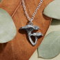 Sterling Silver Chanterelle Mushroom Necklace