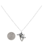 Sterling Silver Chanterelle Mushroom Pendant Necklace