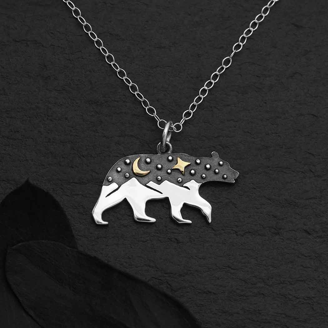 Sterling Silver Polar Bear Necklace | Ethically Sourced | Elouise Makes  Jewellery