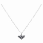 Sterling Silver Mini Bat Necklace Front View