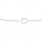 Sterling Silver 13mm Charm Holder Link Necklace 18 inch