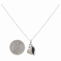 Sterling Silver Teacup Necklace with Dime