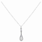 Sterling Silver Whisk Necklace Front View