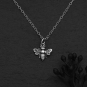 Sterling Silver 18 Inch Bee Necklace