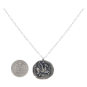 Sterling Silver Ancient Pegasus Coin Necklace with Dime