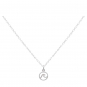 Sterling Silver 18 Inch Wave Necklace