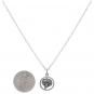 Sterling Silver 18 Inch Agaric Mushroom Charm Necklace