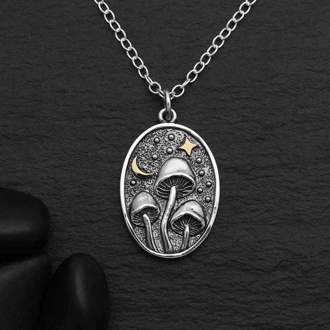 Mushroom Charm Necklace – fox and the fawn