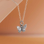 Sterling Silver Small Butterfly Necklace