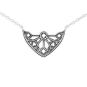 Nina Designs Sterling Silver Cathedral Rose Window Necklace