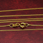 14K Solid Gold Delicate Chain - 18 inch