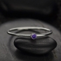 Sterling Silver Ring - Birthstone Ring - February