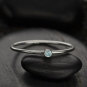 Sterling Silver Ring - Birthstone Ring - March