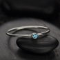 Sterling Silver Ring - Birthstone Ring - September