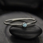 Sterling Silver Ring - Birthstone Ring - December