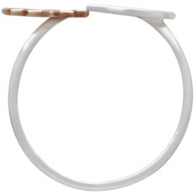 Mixed Metal Sun and Moon Adjustable Ring