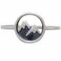 Sterling Silver Snow Capped Mountain Ring